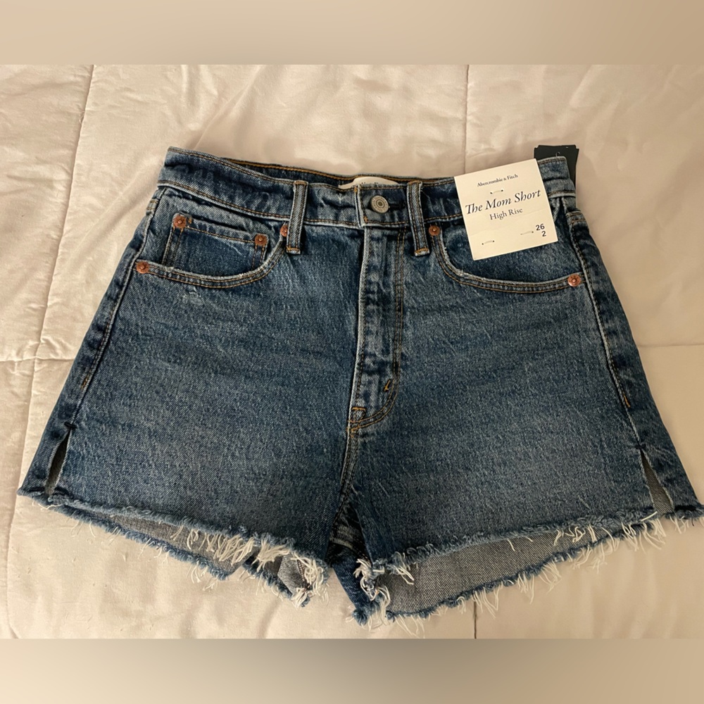 High rise mom shorts